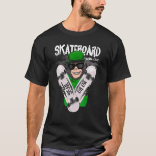 T-shirt Rétro Vintage Père Noël Cruz Californie Monkey Ska