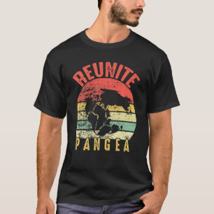 T-shirt Retro Vintage Réunite Pangea Funny Jour des terre
