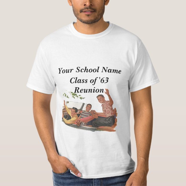 T - Shirt-Retro Vintage T-Shirt (Vorderseite)