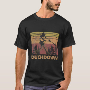T-shirt Retro Vintage Touchdown Funny Baseball Softball Hi