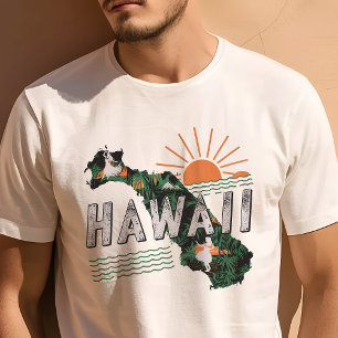 T-shirt Retro Voyage Iconic Hawaii Graphisme