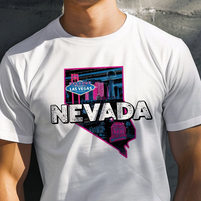 T-shirt Retro Voyage Iconic Nevada Graphic (Créateur téléchargé)
