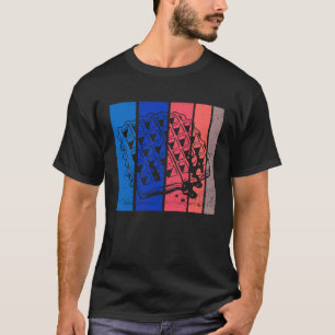 T-shirt Retro Waffle Hobby Chef Syrup Gourmet