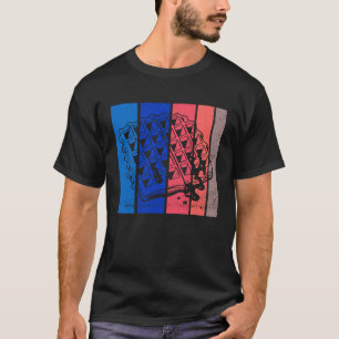 T-shirt Retro Waffle Hobby Chef Syrup Gourmet