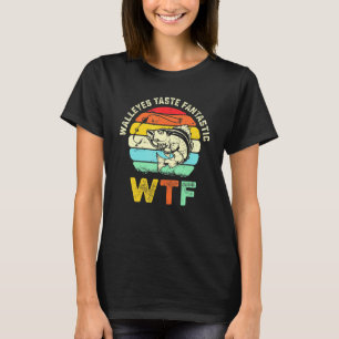 T-shirt Retro Walleye Pêche Pêcheur Humour poisson plaisan