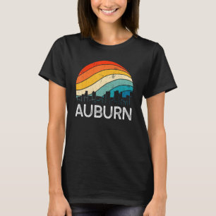 T-shirt Rétro Washington Auburn Skyline Vintage Urbain Cie
