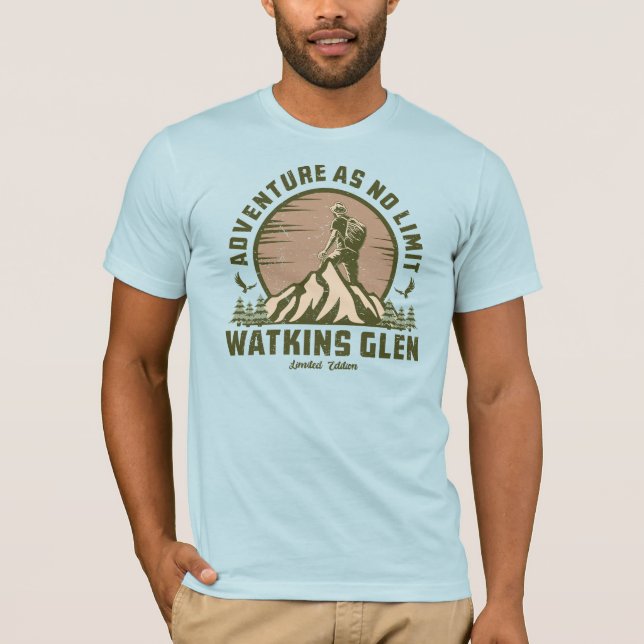 T-shirt Retro Watkins Glen Hike (Devant)