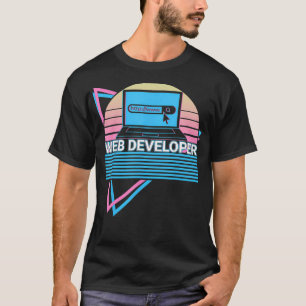 T-shirt Rétro Web Developer