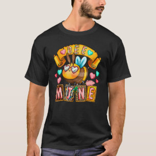 T-shirt Retro Western Bee Mine Drôle Saint Valentin Coeur
