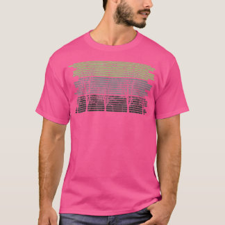 T-shirt Retro Wildlife Nature Trees Forêt extérieure 