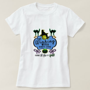 T-shirt rétro Winking Witch Lounge