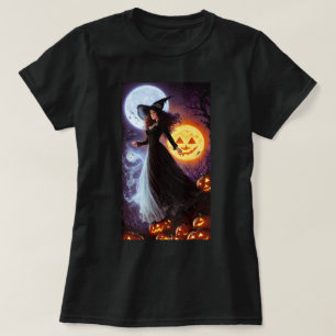 T-shirt rétro Witch Hallween