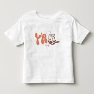 T-shirt rétro "Y'all" avec design de démarrage
