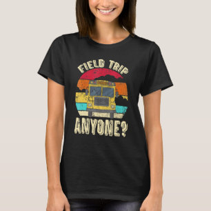 T-shirt Retro Yellow School Bus pour le conducteur de bus 