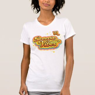 T-Shirt Rétro Zodiaque Scorpio Vibes | Astrologie 
