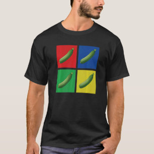 T-shirt Retro Zucchini Outfit Love Squash Et Vegan Food