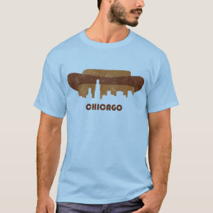 T-shirt Rétros Horizon-Hommes de Chicago