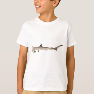 T-shirt Rétros requins de poisson-marteau d'illustration