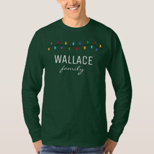 T-shirt Retrouvailles familiales de Noël simples et person