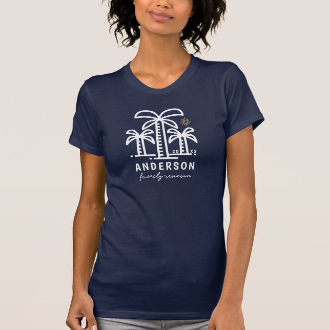 T-shirt Retrouvailles familiales personnalisées (Devant)