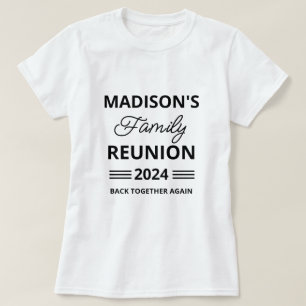 T-shirt Retrouvailles familiales personnalisées