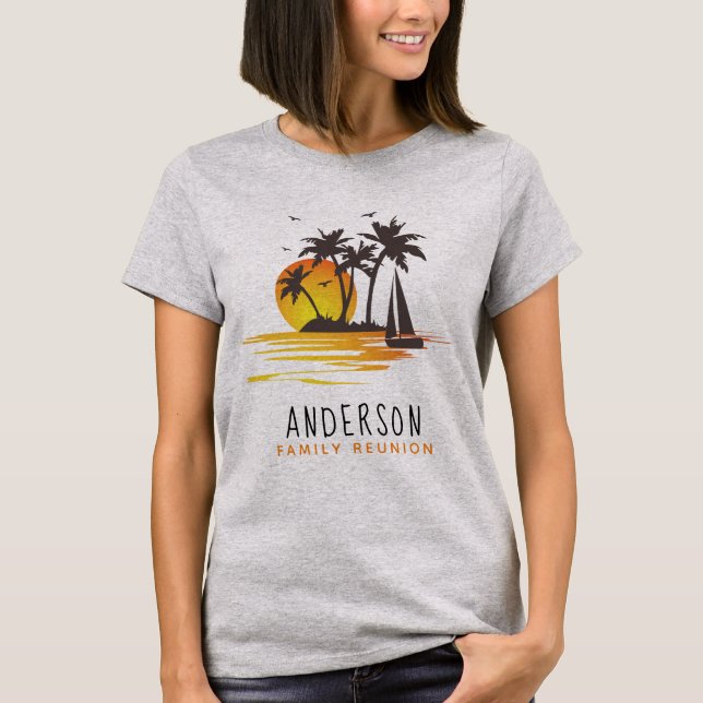 T-shirt Retrouvailles familiales thématiques d'été (Devant)
