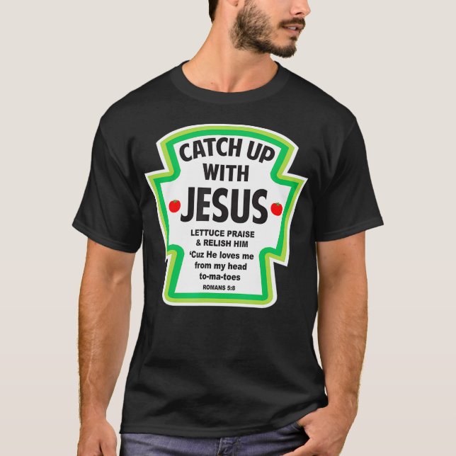 T-shirt Retrouvez avec Jésus Fatigué Foi Chrétienne (Devant)