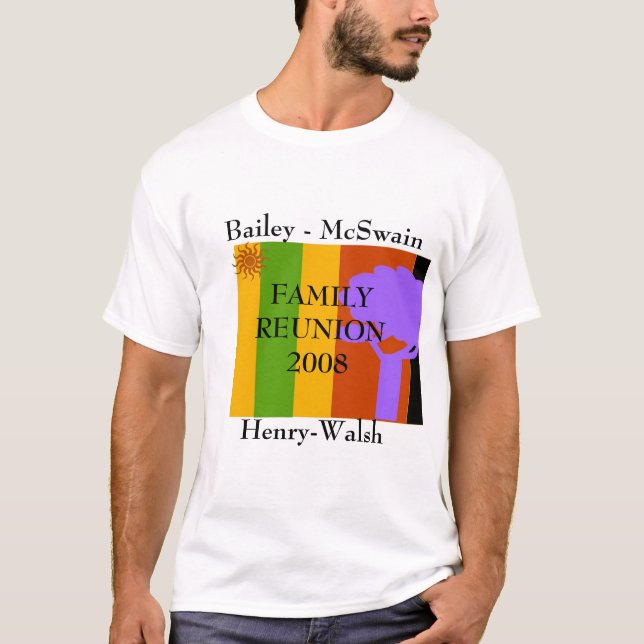 T-shirt Réunion 2008 de Bailey McSwain Henry Walsh (Devant)