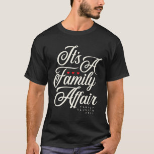 T-shirt Réunion de famille 2025 Amour de la fête de famill