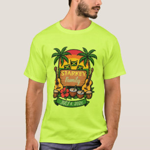 T-shirt Réunion de famille ambiance jamaïcaine