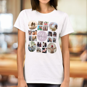 T-shirt Réunion de famille cool 20 photos en collage