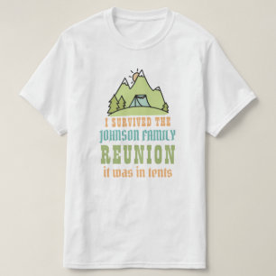 T-shirt Réunion de famille de campeurs de tentes drôle