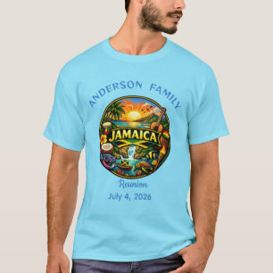 T-shirt réunion de famille jamaïcaine