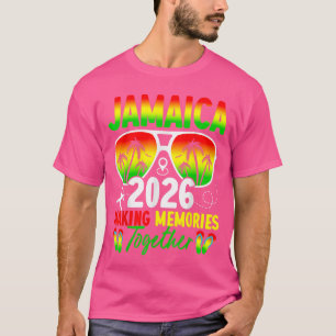 T-shirt Réunion de famille Jamaïque 2026 Création de souve
