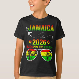 T-shirt Réunion de famille Jamaïque 2026 Création de souve
