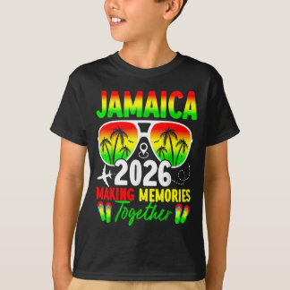 T-shirt Réunion de famille Jamaïque 2026 Vacances Création