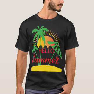 T-shirt réunion de famillevacances d'étécorrespondanceMono