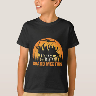 T-shirt Réunion de planche de snowboard Remontée mécanique