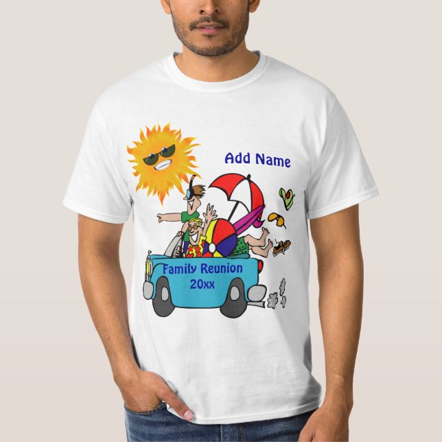 T-shirt Reunion familiale (Devant)