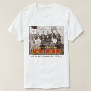 T-shirt Réunion familiale   Ancêtres amusants Texte person