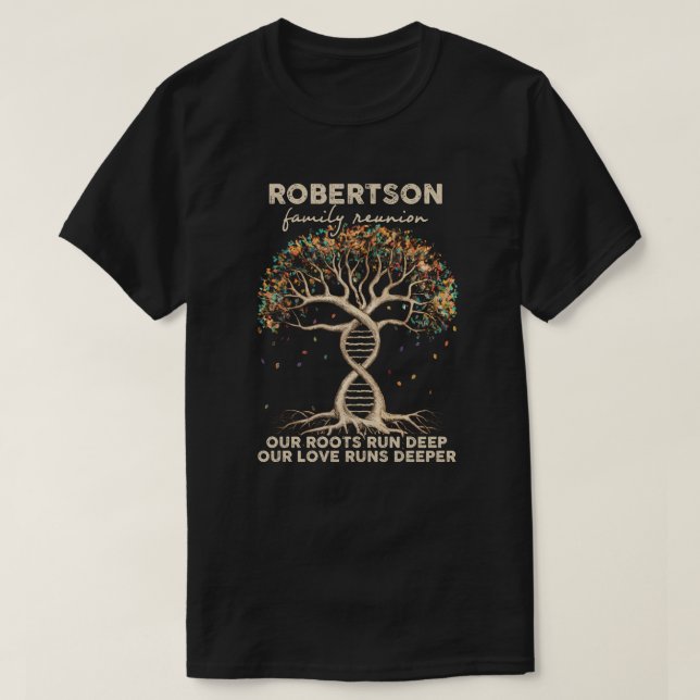 T-shirt Réunion familiale de Robertson (Design devant)