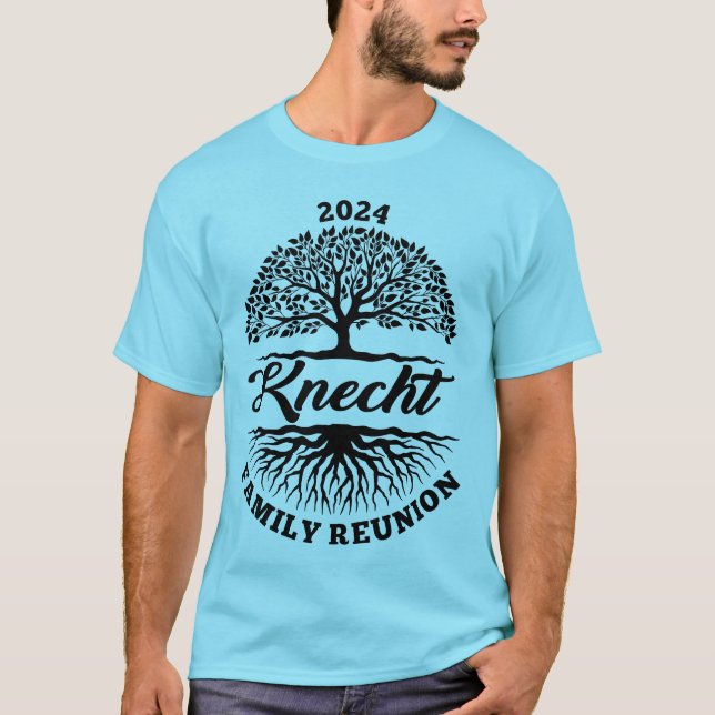 T-shirt Réunion familiale Knecht 2024 (Devant)
