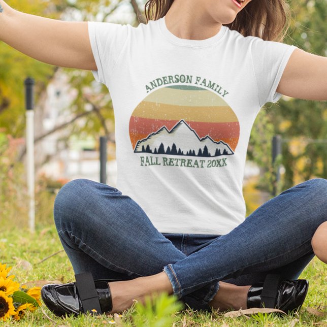 T-shirt Réunion familiale personnalisée Beau coucher de so (Créateur téléchargé)