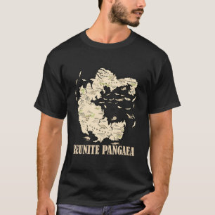 T-shirt Réunir Pangaea Carte Mondiale Histoire Géologie Dr