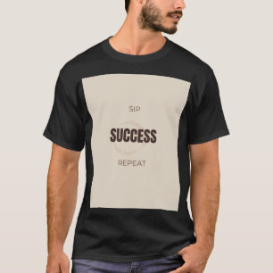 T-shirt Réussir en répétant Citation motivante pour amateu
