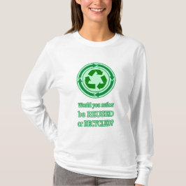 T-shirt Réutiliser et recycler