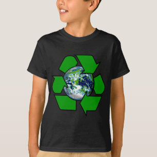 T-shirt Réutilisez pour la terre de planète