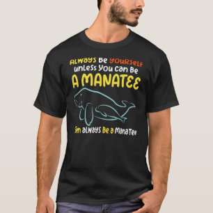 T-shirt rêvant de lamantins vache marine créature océaniqu