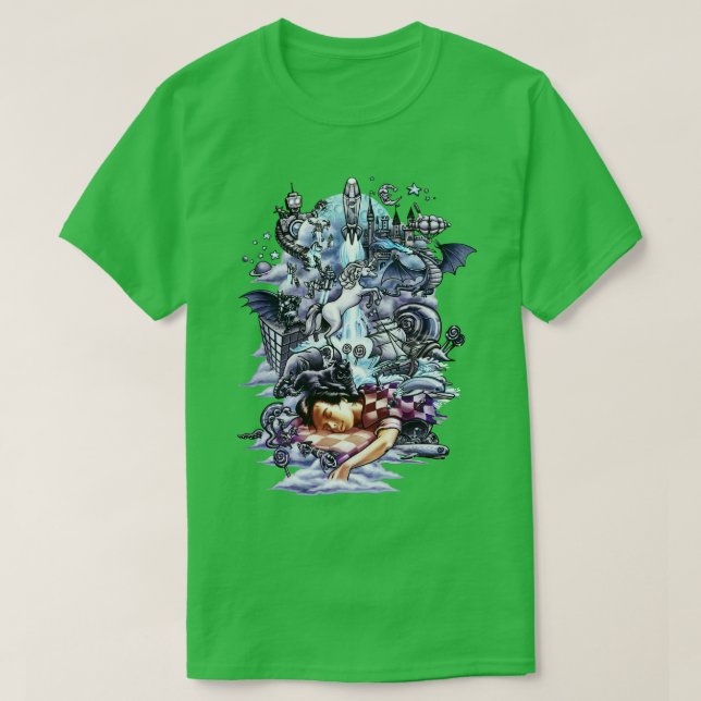 T-shirt Rêve 3D sans effet 3D (Design devant)