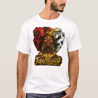 T-shirt Rêve Afrofuturiste de Juneteenth : Liberté Cosmiqu